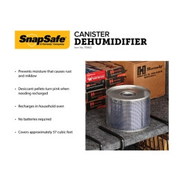 SnapSafe Rechargeable Silica Gel Dehumidifier - 75902