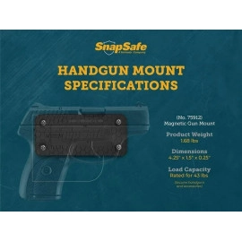 SnapSafe Magnetic Gun or Accessory Mount - 75912