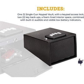 SnapSafe One Gun Keypad Vault - 75433