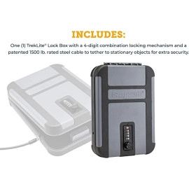 Snapsafe Treklite Lock Box with TSA Combination Lock X-Large - 75241