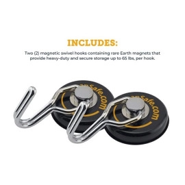 SnapSafe Round Magnetic Hooks - 75914